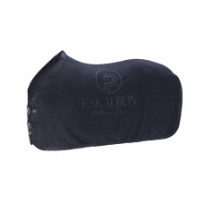 Попона флісова з ременями Fleece Stamp Platinum Pure Navy від Eskadron