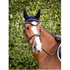 Вушка Midnight White Edge від Equestrian Stockholm