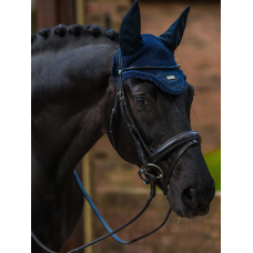 Вушка Plain Navy Silver від Equestrian Stockholm