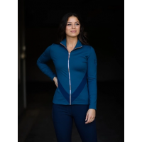Кофта женская на молнии Victory Monaco Blue от Equestrian Stockholm Кофта женская на молнии Victory Monaco Blue от Equestrian Stockholm