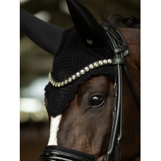 Вушка Padded Clean Black від Equestrian Stockholm