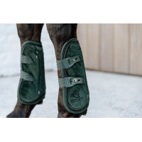 Ногавки передні Bamboo Elastic Velvet Dark Green від Kentucky Horsewear