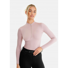 Лонгслів жіночий на блискавці Core Base Pink від Aztec Diamond Equestrian Лонгслів жіночий на блискавці Core Base Pink від Aztec Diamond Equestrian