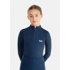 Лонгслив детский на молнии Core Base Navy от Aztec Diamond Equestrian Лонгслив детский на молнии Core Base Navy от Aztec Diamond Equestrian