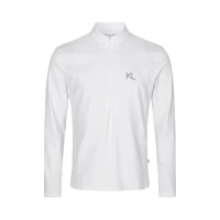 Турнірна футболка чоловіча з довгим рукавом KLViljana White Kingsland Equestrian