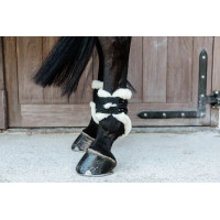 Ногавки задні з хутром Elastic Black від Kentucky Horsewear 