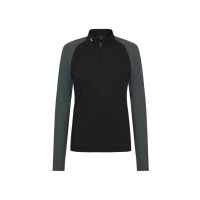 Женский лонгслив на молнии Aero Female Polo Balance Black/Grey от Trolle Женский лонгслив на молнии Aero Female Polo Balance Black/Grey от Trolle
