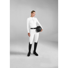 Бриджи с коленной силиконовой лей Performance White от Aztec Diamond Equestrian
