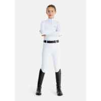 Бриджи-леггинсы для девочек Compression F-Grip White от Aztec Diamond Equestrian Бриджи-леггинсы для девочек Compression F-Grip White от Aztec Diamond Equestrian