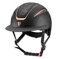 Шолом для верхової їзди з широким козирком Ariete Pink Gold від Tattini Шолом для верхової їзди з широким козирком Ariete Pink Gold від Tattini