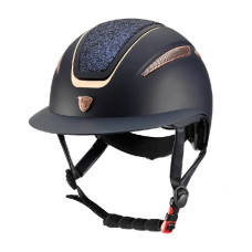Шолом для верхової їзди з широким козирком Ariete Pink Gold від Tattini