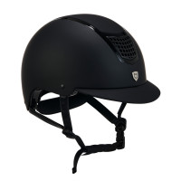 Шолом Eclipse Plain Matt black/black від EQUESTRO Шолом Eclipse Plain Matt black/black від EQUESTRO