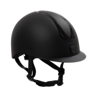 Шолом Unisex Azael black/black shiny від EQUESTRO Шолом Unisex Azael black/black shiny від EQUESTRO