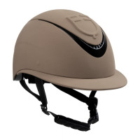 Шлем с широким козырьком Embossed Logo walnut от EQUESTRO