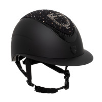 Шолом з широким козирком Proxima Rhinestones Logo від EQUESTRO
