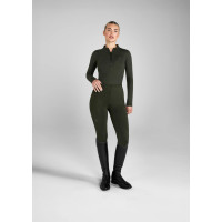 Бриджи-леггинсы с полной силиконовой леей Core Forest Green от Aztec Diamond Equestrian