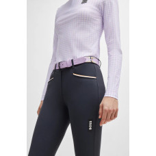 Ремінь Рolo Signature Chalk Violet від BOSS Equestrian