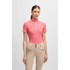 Футболка жіноча на блискавці Maira Pink від BOSS Equestrian 