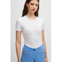 Футболка жіноча Maya Logo White від BOSS Equestrian Футболка жіноча Maya Logo White від BOSS Equestrian