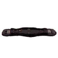 Выездковая подпруга с мехом black/black от BR