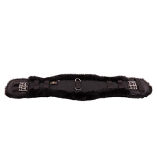 Выездковая подпруга с мехом black/black от BR