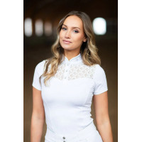 Турнірна блузка жіноча Crystal Champion White від Equestrian Stockholm