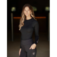 Лонгслів жіночий Dynamic Black від Equestrian Stockholm