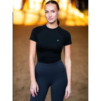 Футболка жіноча Dynamic Black від Equestrian Stockholm