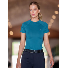 Футболка жіноча Dynamic Teal Blue від Equestrian Stockholm