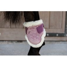 Ногавки задні для молодих коней з хутром Young Horse Velvet Old Rose від Kentucky Horsewear