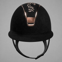 Шолом Miss Premium Alcantara Black Top Crystal Fabrics Swarovski Black від Samshield