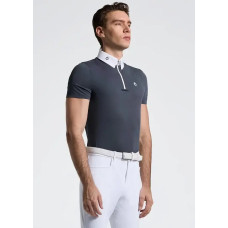 Поло турнирное мужское Jersey S/S Zip от Cavalleria Toscana
