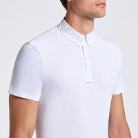 Поло турнірне чоловіче Jersey S/S Zip від Cavalleria Toscana