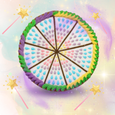 Печенье с глазурью Tarte Rainbow World от Candy Horse