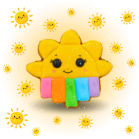 Печенье с глазурью Rainbow World Party от Candy Horse