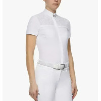 Рубашка турнирная женская Collar Perforated от Cavalleria Toscana.