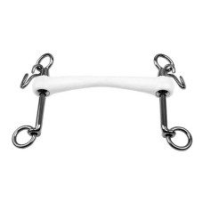 Мундштук з гнучким не фіксованим гризлом Inno Sense-weymouth non fixed-flexi soft, 20 мм від Trust Equestrian