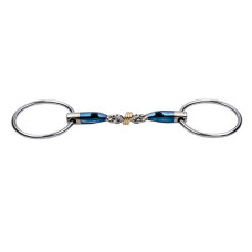 Трензель з латунними кільцями посередині Sweet Iron loose ring brass ring , 16 мм від Trust Equestrian