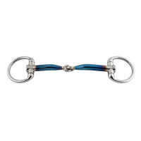 Трензель с овальными кольцами Sweet Iron Eggbutt Locked, толщина грызла 12 мм, от Trust Equestrian