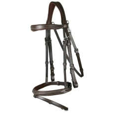 Уздечка с комбинированным капсюлем Flash Noseband With Snap Hooks от Dy'on