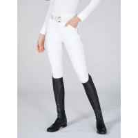 Бриджи женские с силиконовой леей на коленях Molveno optical white от Vestrum