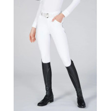 Бриджи женские с силиконовой леей на коленях Molveno optical white от Vestrum