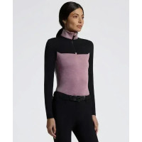 Женский гольф Tech Wool Half Zip grape shake/black от Cavalleria Toscana Женский гольф Tech Wool Half Zip grape shake/black от Cavalleria Toscana