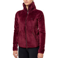 Кофта женская Velvet Fleece Jacket Merlot от Equestrian Stockholm