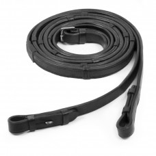 Прогумовані поводдя з обмежувачами black/silver від Schockemöhle Sports