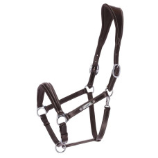 Недоуздок кожаный Frisco F brown/cream/silver от Schockemöhle Sports