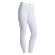 Бриджі жіночі для верхової їзди з силіконовою леєю Perforated Full Grip White від Cavalleria Toscana