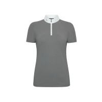 Женская турнирная блузка Aero Polo Balance Stone Grey/White от Trolle