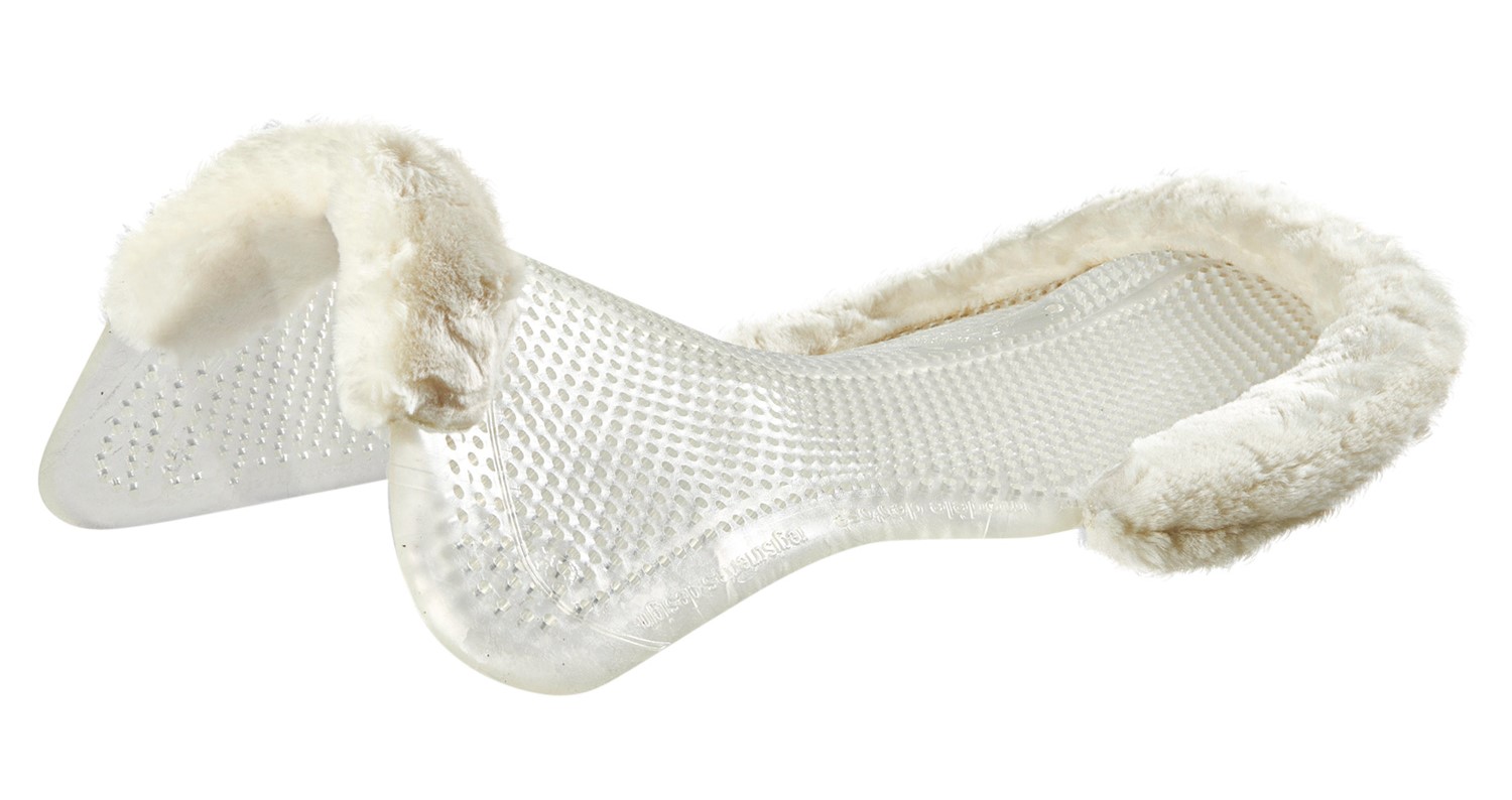 Гелевий пад з хутром Therapeutic Cut Out Eco-Wool від Acavallo