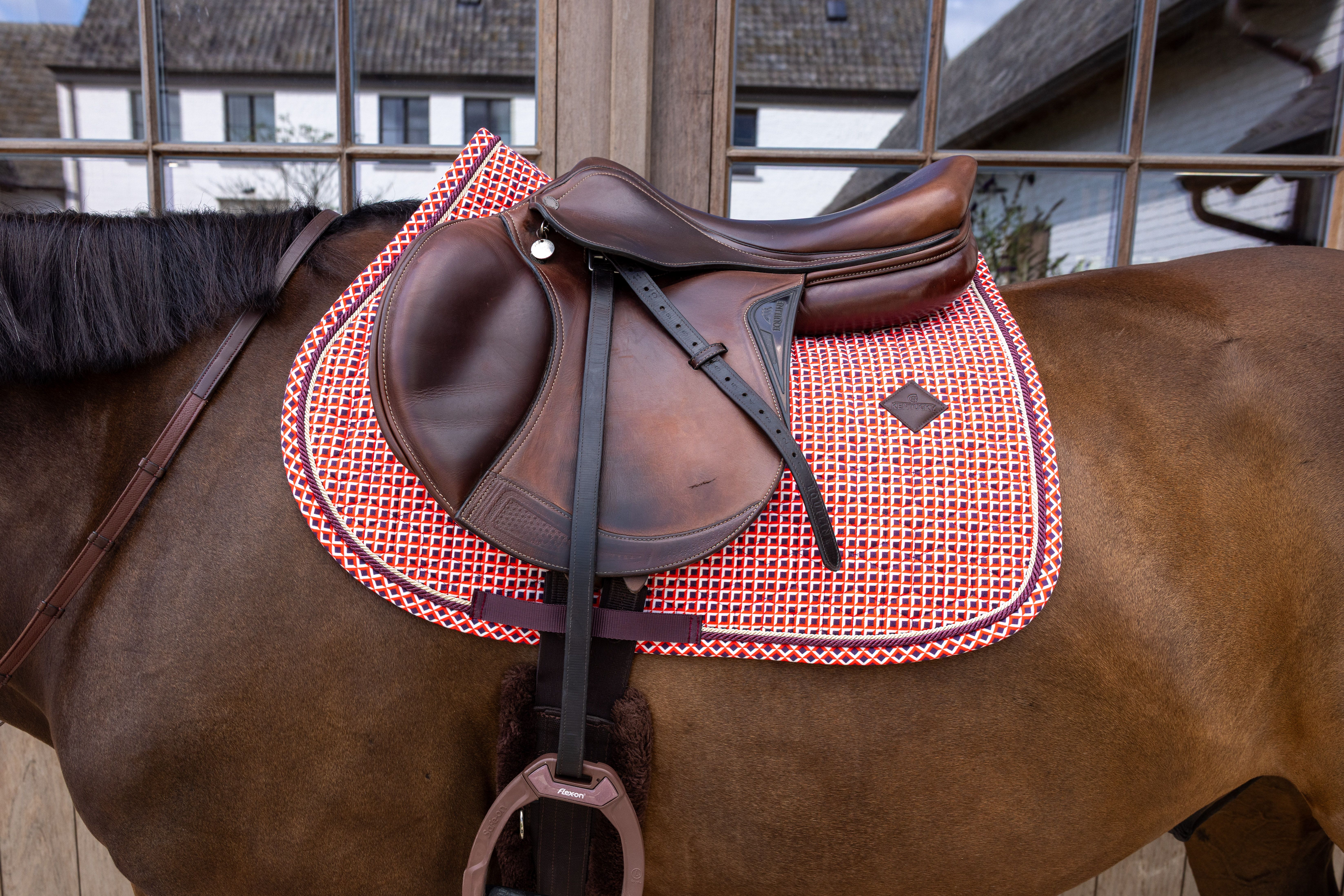 Вальтрап конкурный Velvet Printing от Kentucky Horsewear